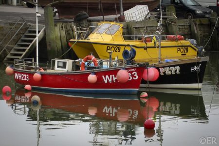 West Bay boats by Emma Rance